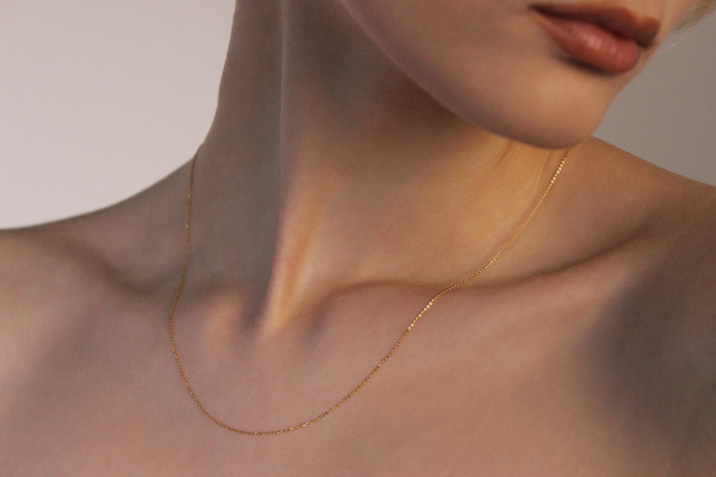 9ct Trace chain (flat Cut)