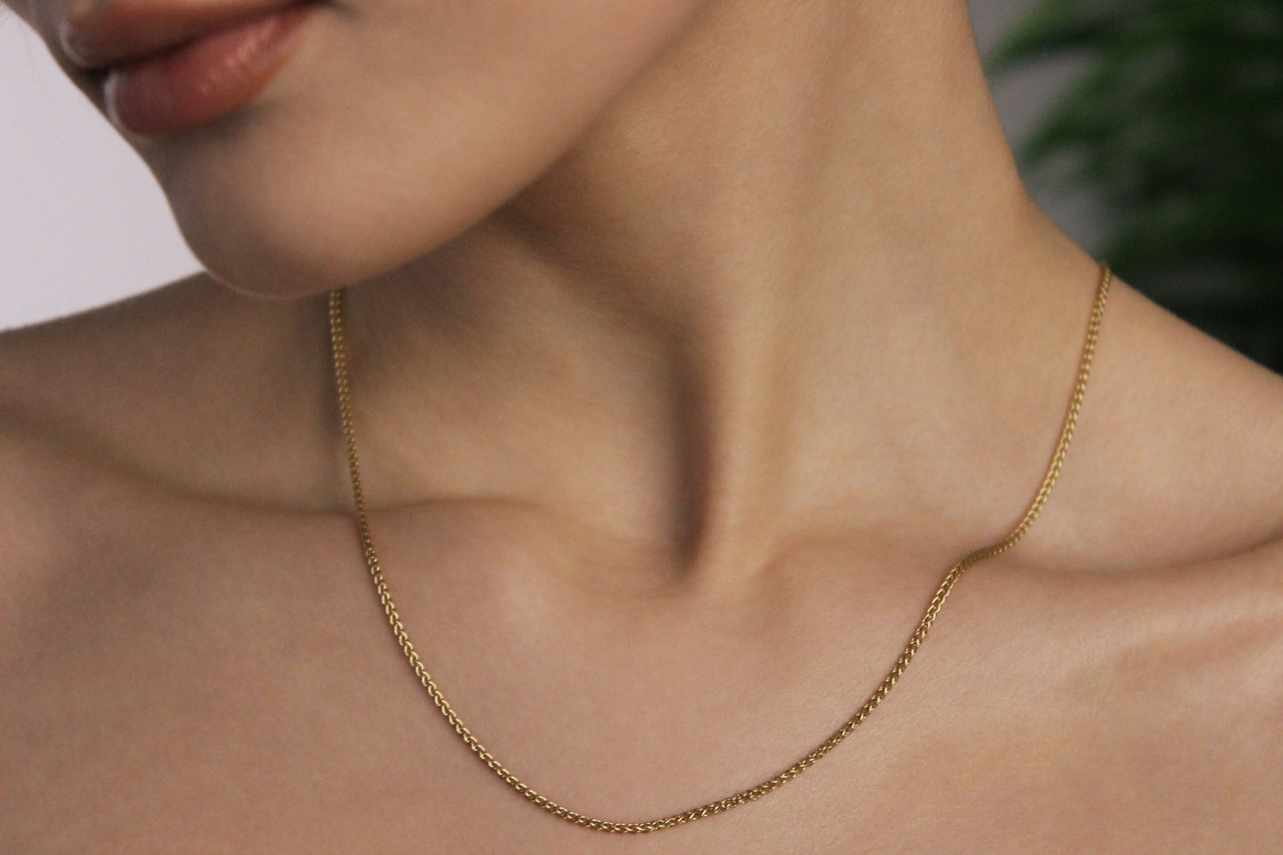 9ct Spiga chain (L)