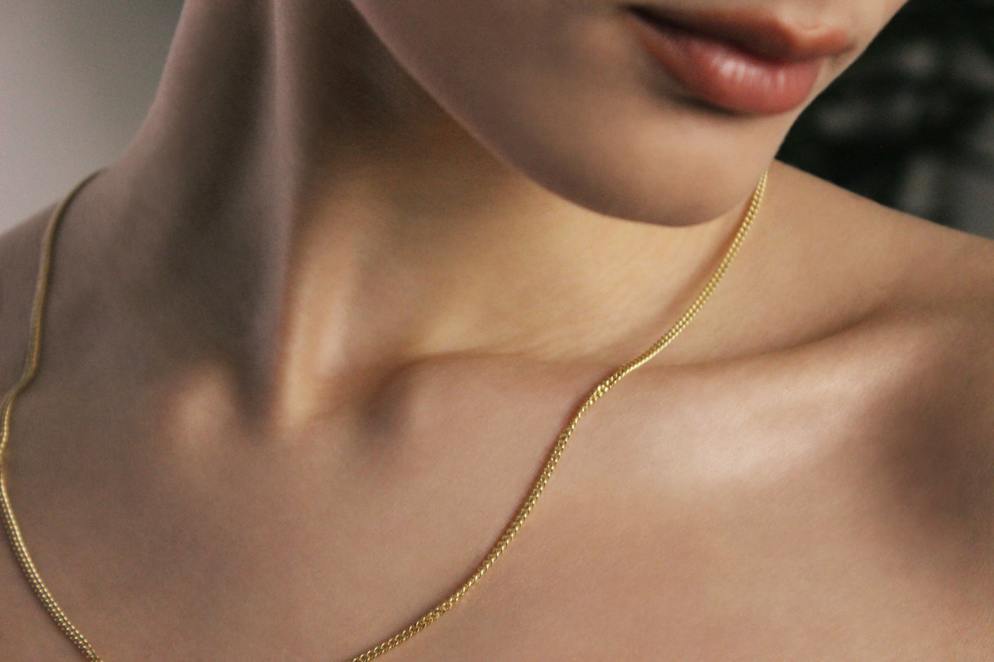 9ct Chunky Diamond Cut Curb Chain