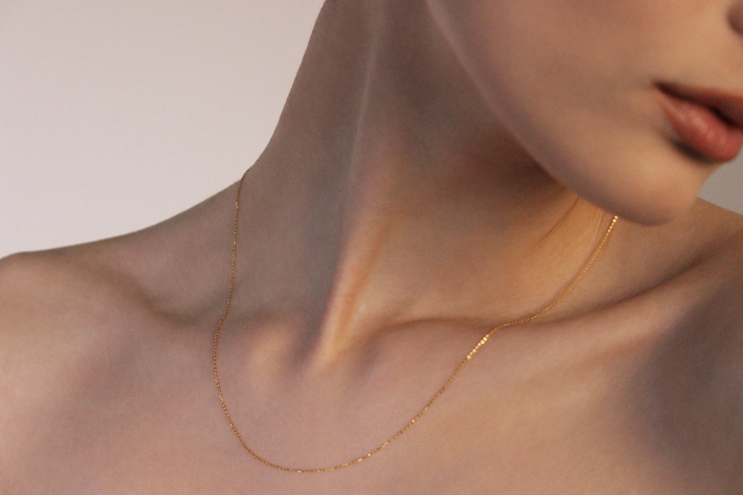 9ct Trace chain (flat Cut)