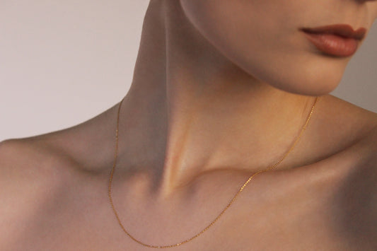 9ct Trace chain (flat Cut)