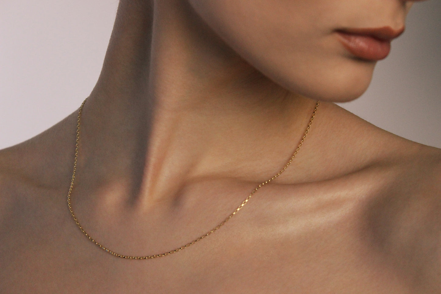 9ct Belcher chain (Dc)