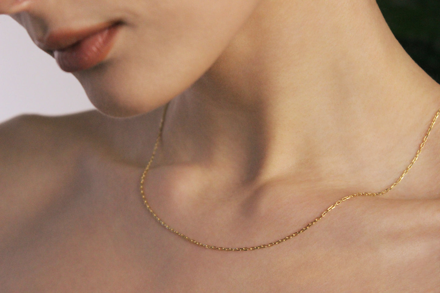9ct Square Cut Belcher Chain