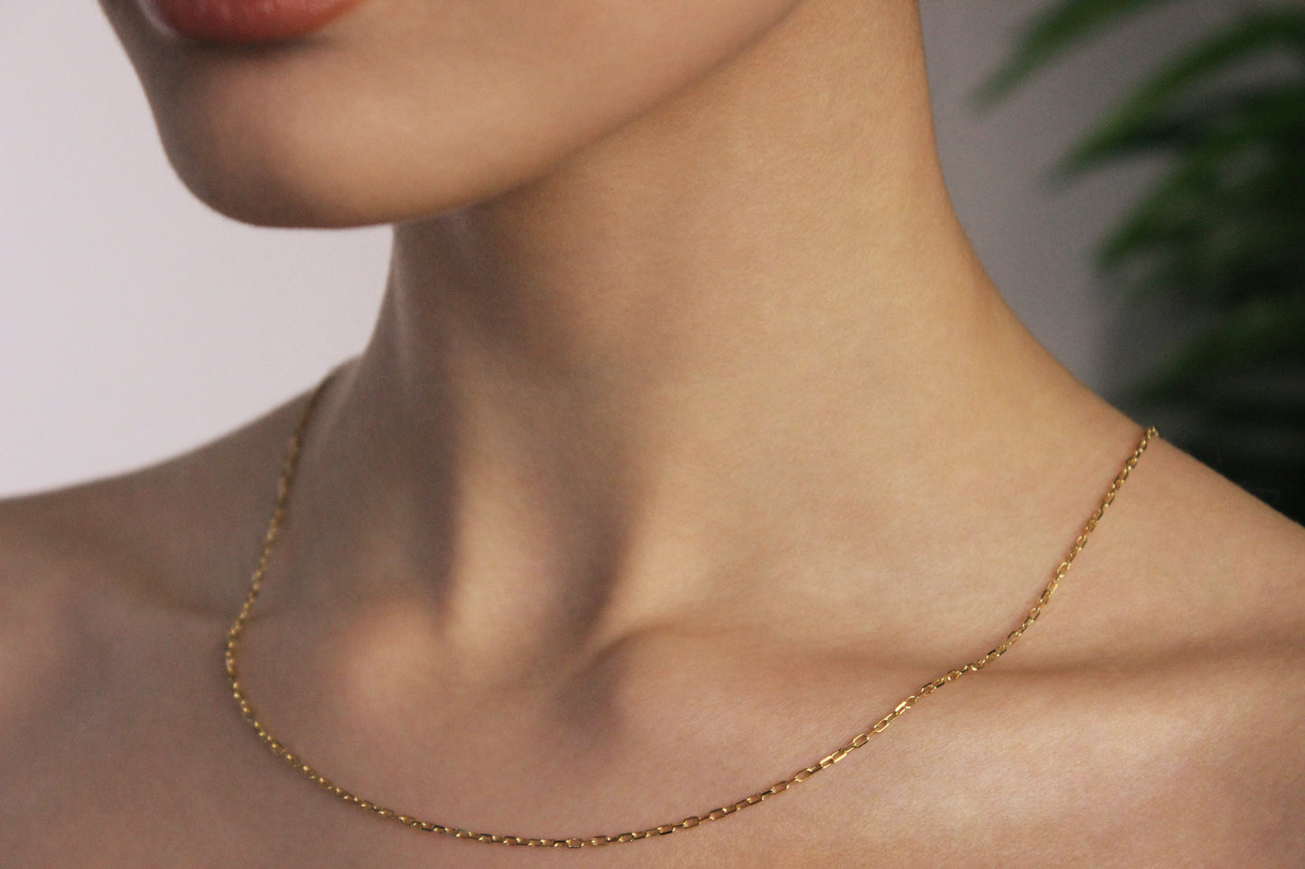 9ct Square Cut Belcher Chain