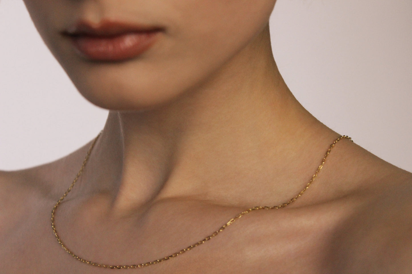 9ct Square Cut Belcher Chain