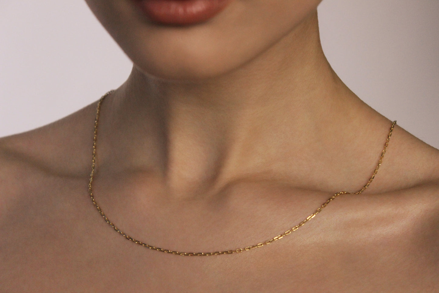 9ct Square Cut Belcher Chain