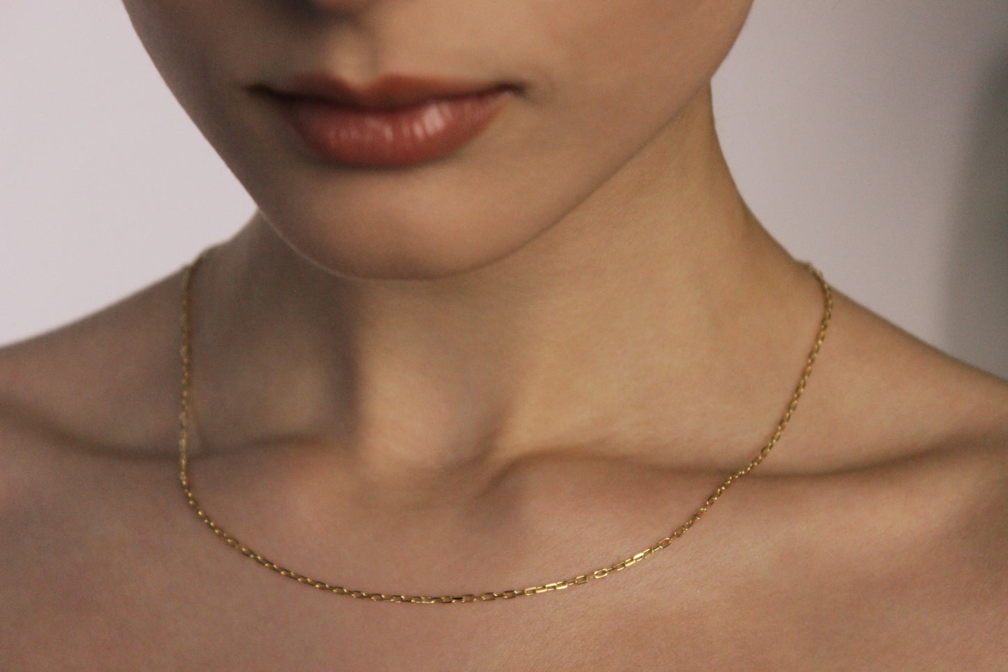 9ct Square Cut Belcher Chain
