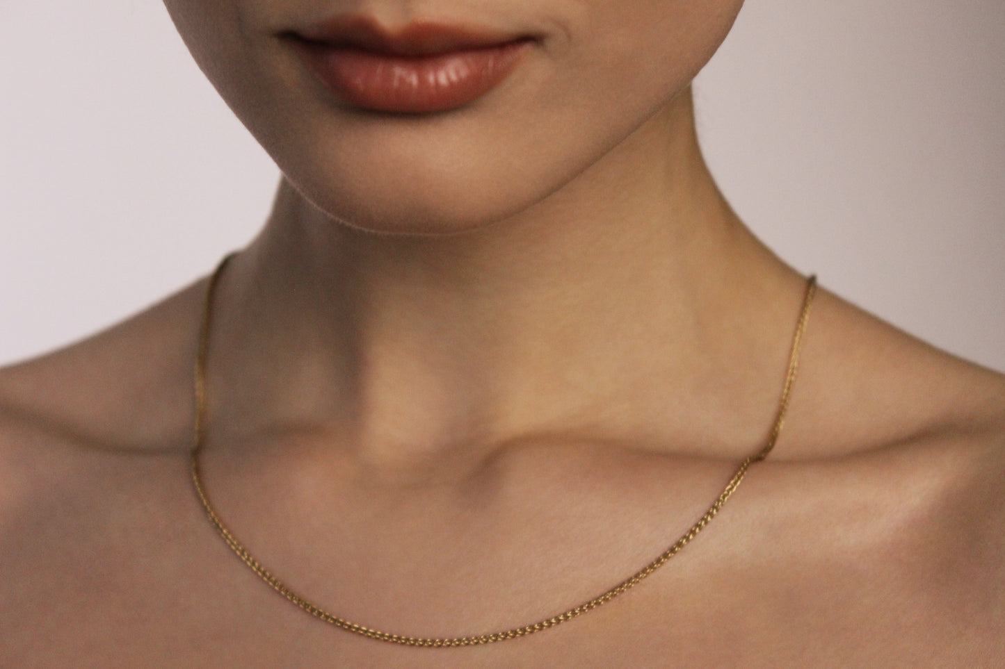 9ct Spiga chain (L)