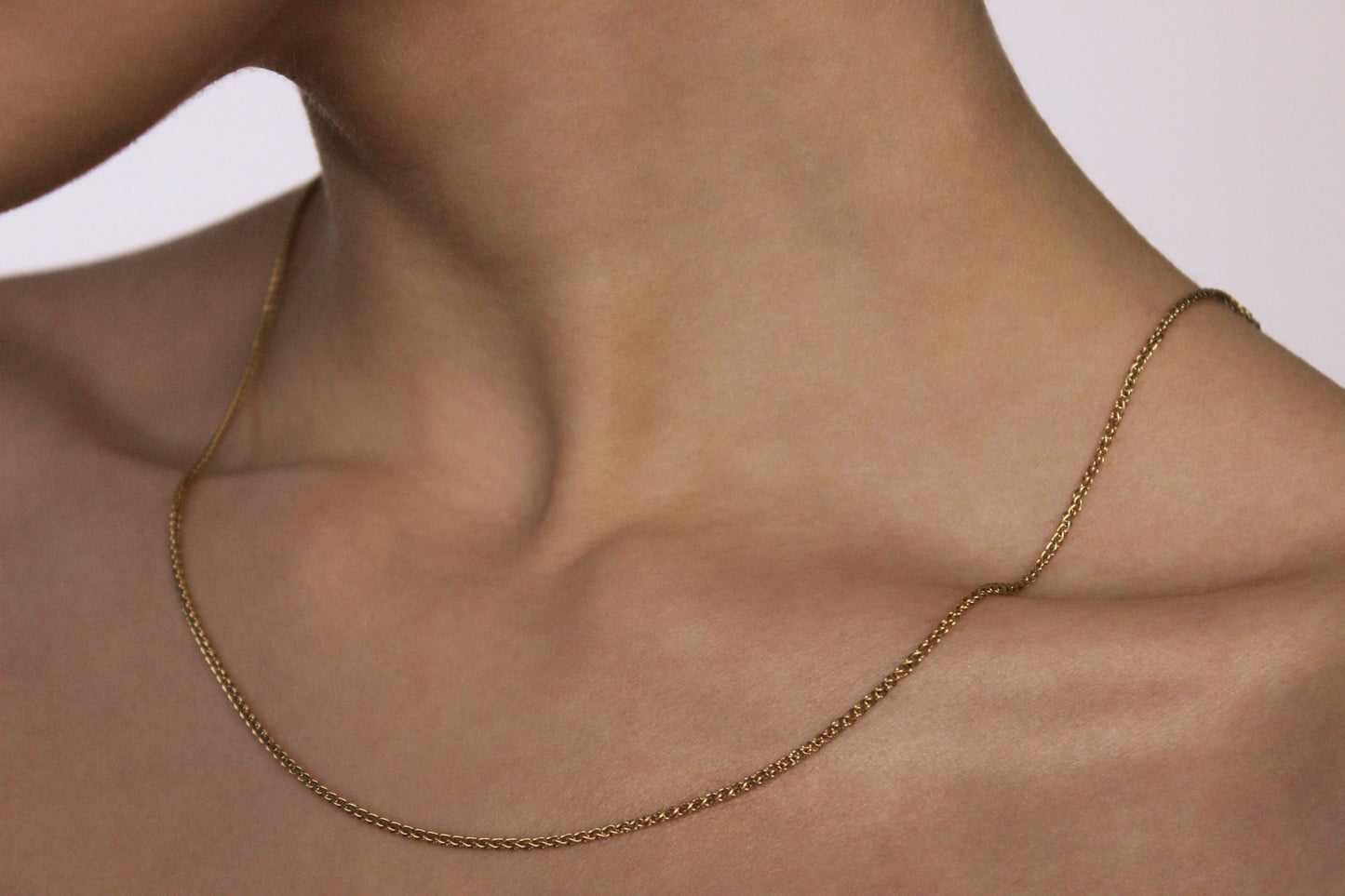 9ct Spiga chain (L)