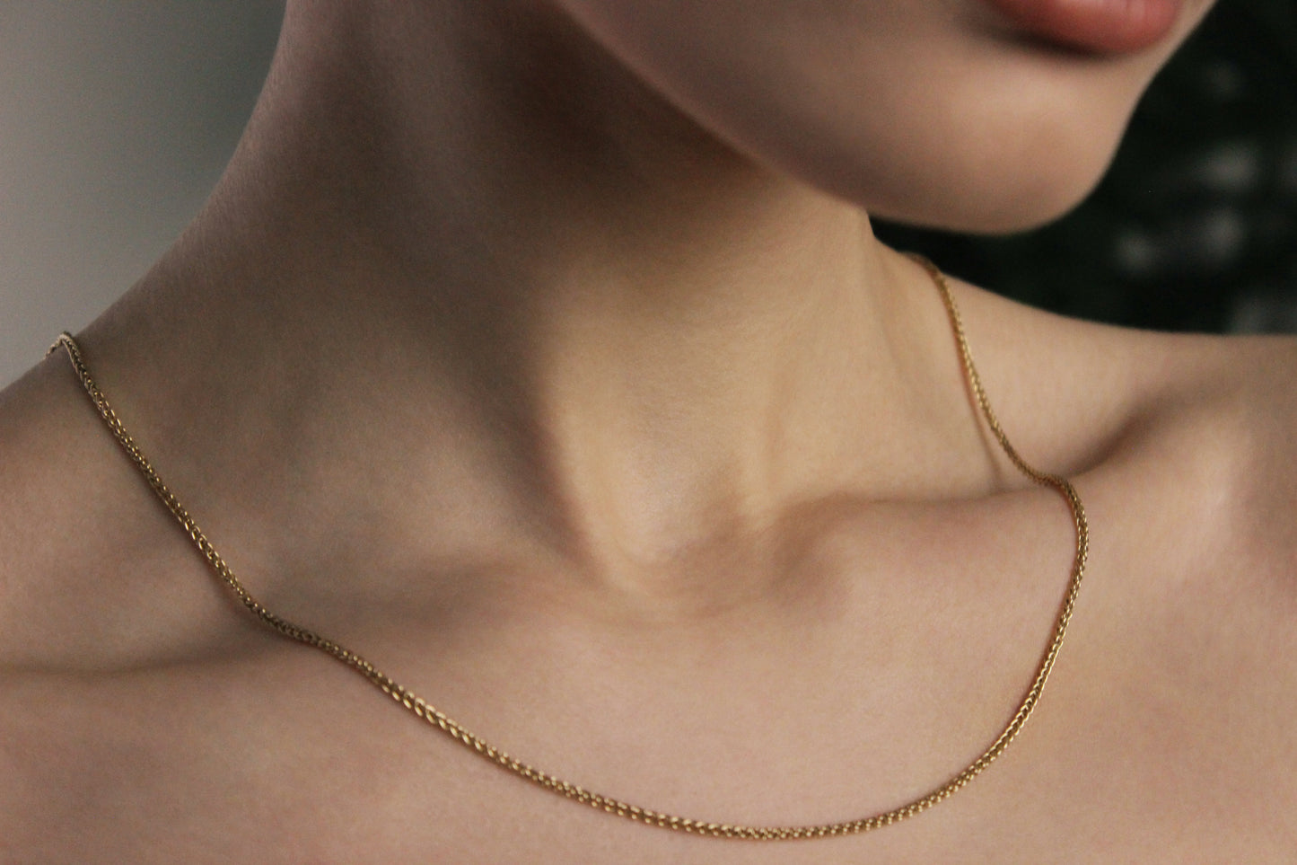 9ct Spiga chain (L)