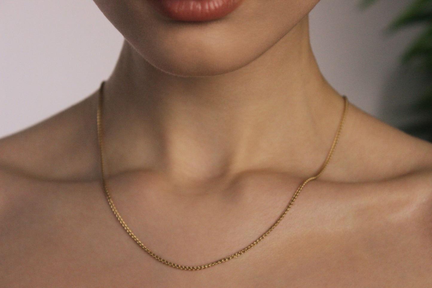 9ct Spiga chain (L)