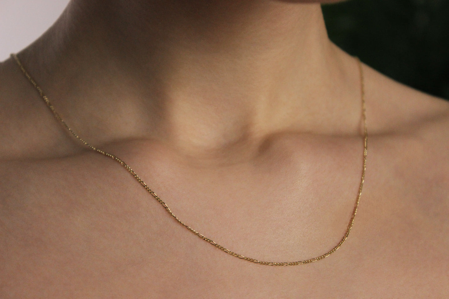 9ct Figaro chain