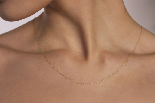 9ct Sleek Rope chain