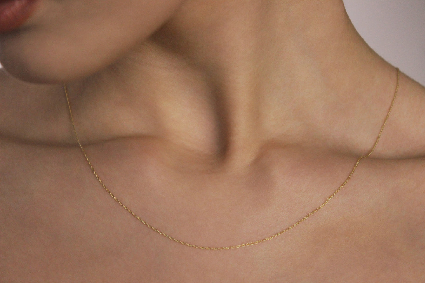 9ct Sleek Rope chain