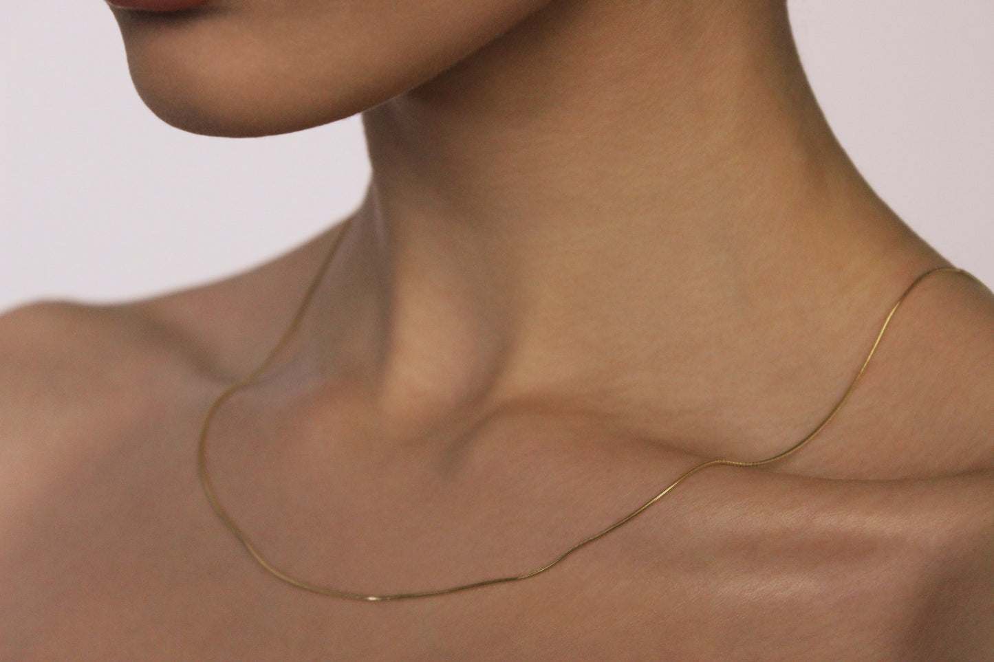 9ct Gold Round Snake chain