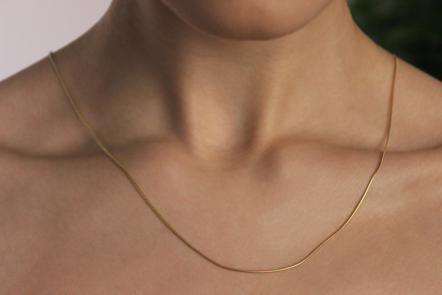 9ct Gold Round Snake chain