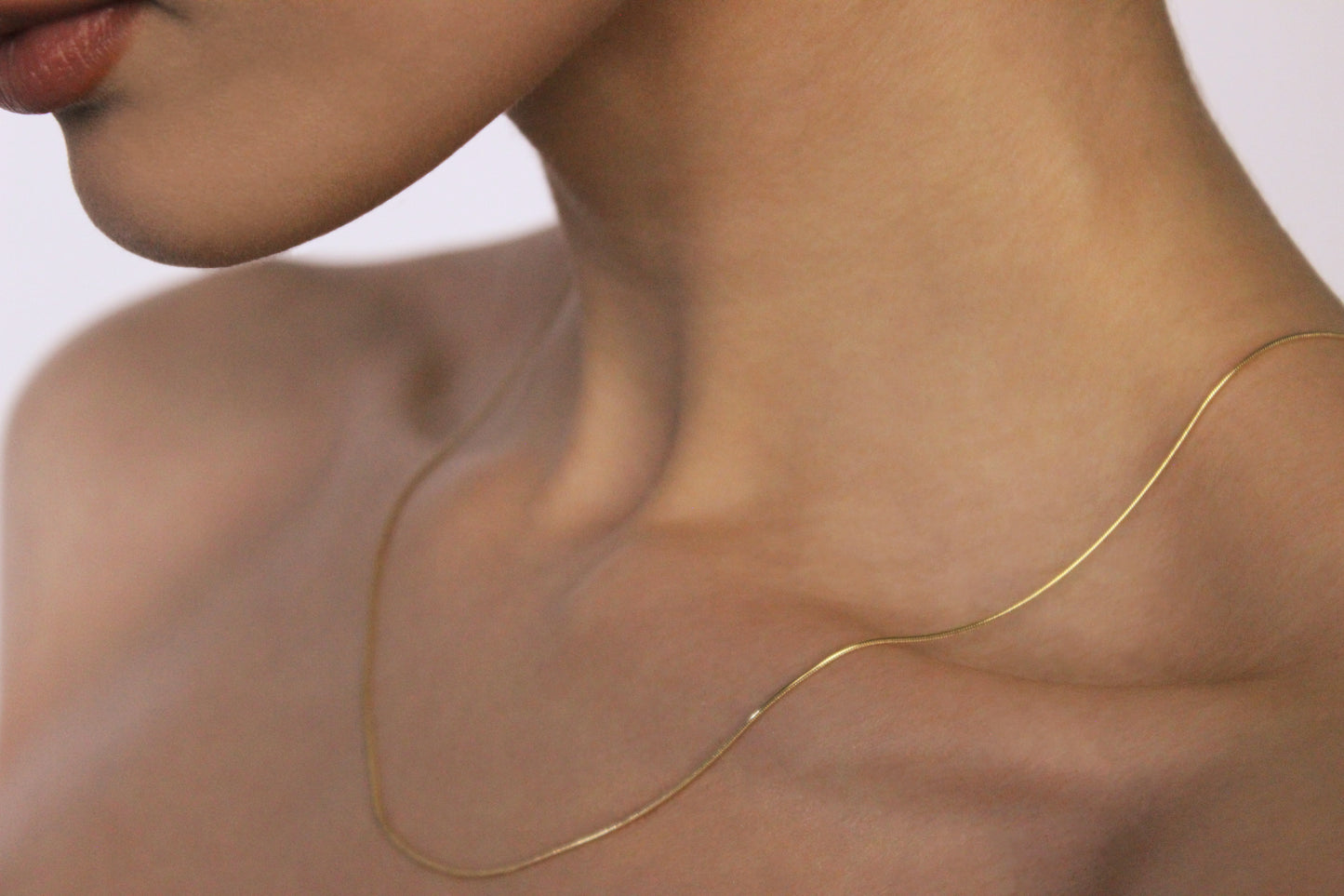 9ct Gold Round Snake chain
