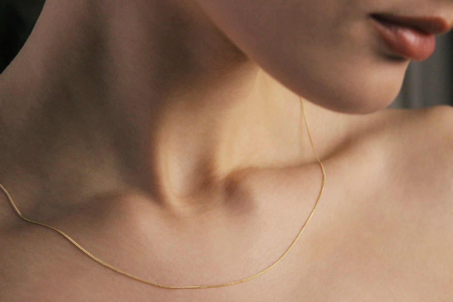 9ct Diamond cut Curb chain