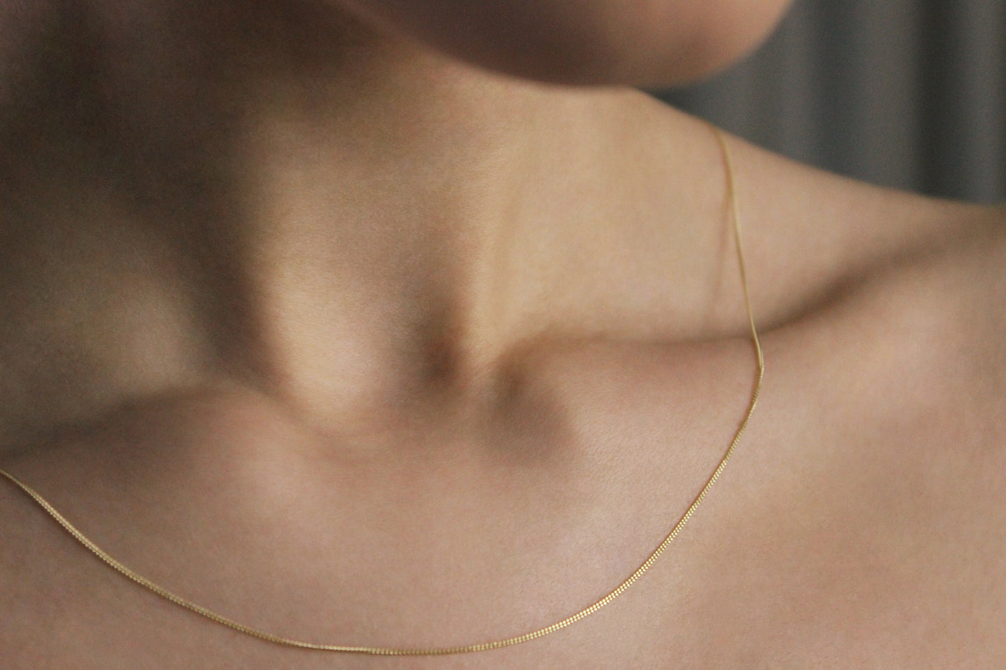 9ct Diamond cut Curb chain