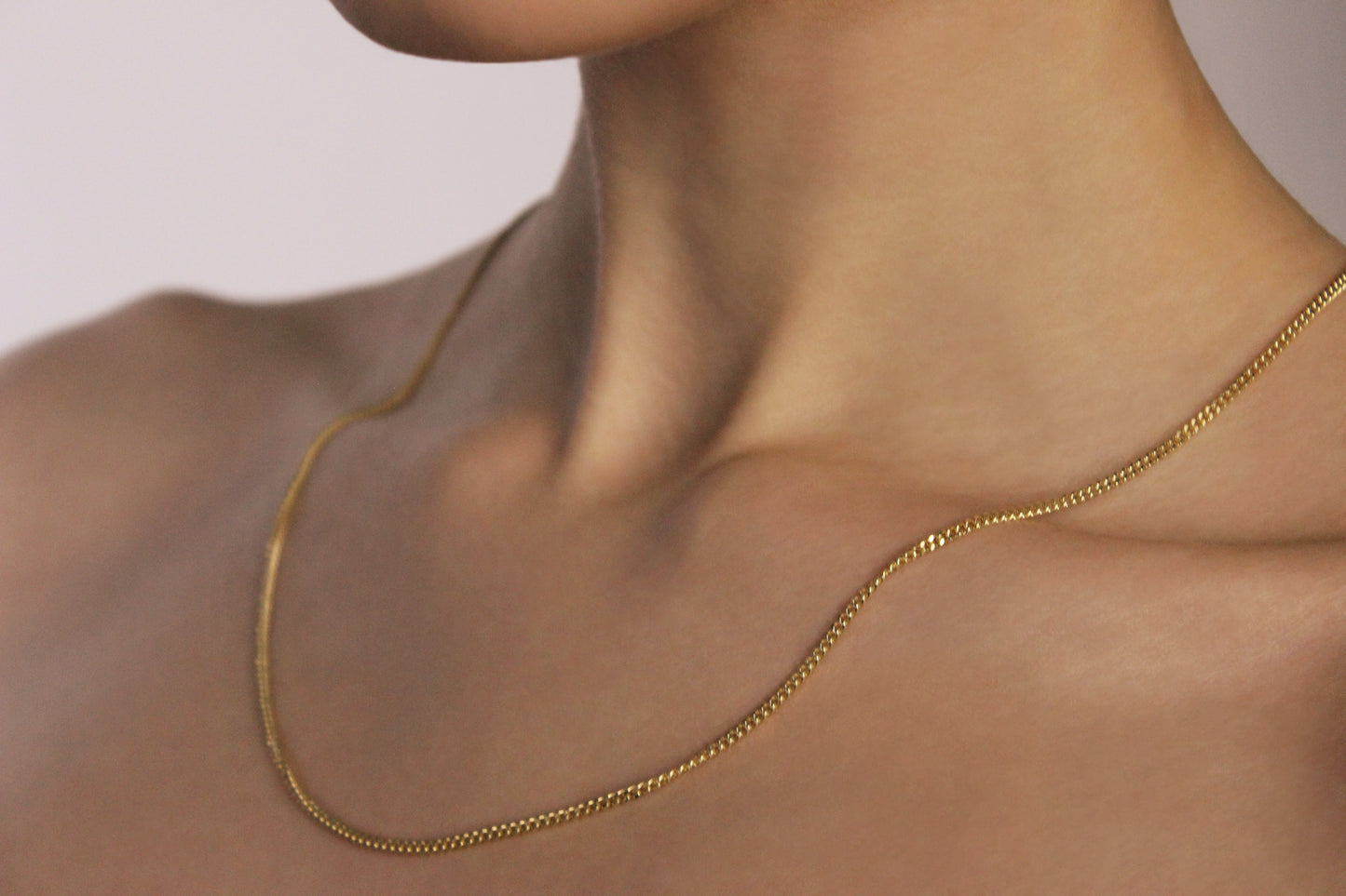 9ct Chunky Diamond Cut Curb Chain